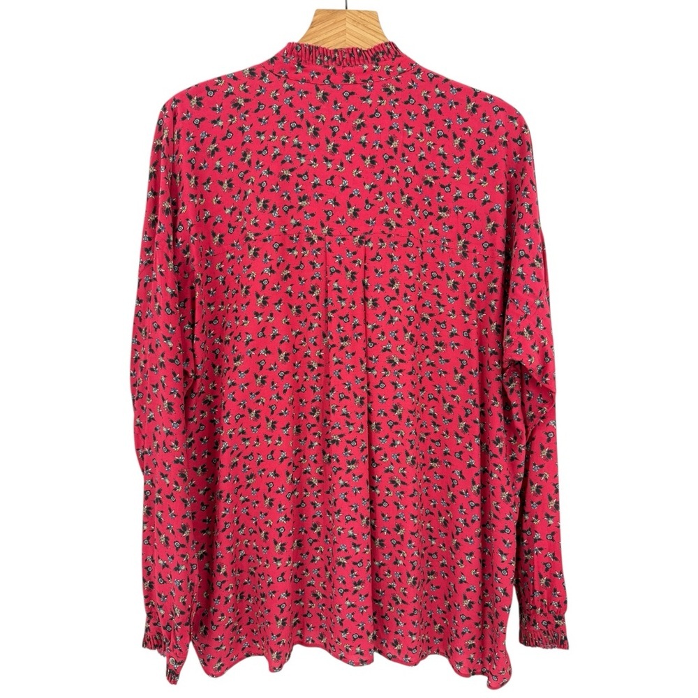 Zadig & Voltaire Tamis Liberty Floral-Print Button-Down Shirt Size M - Picture 4 of 12